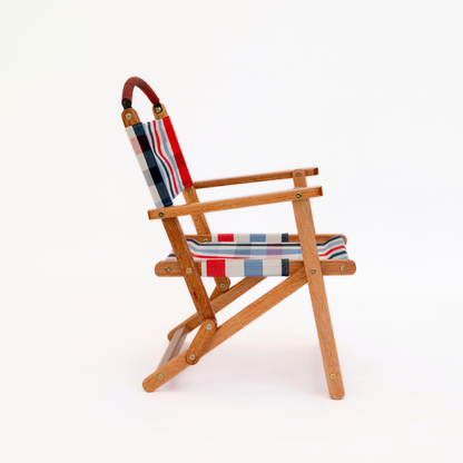 gingham picnic folding chair