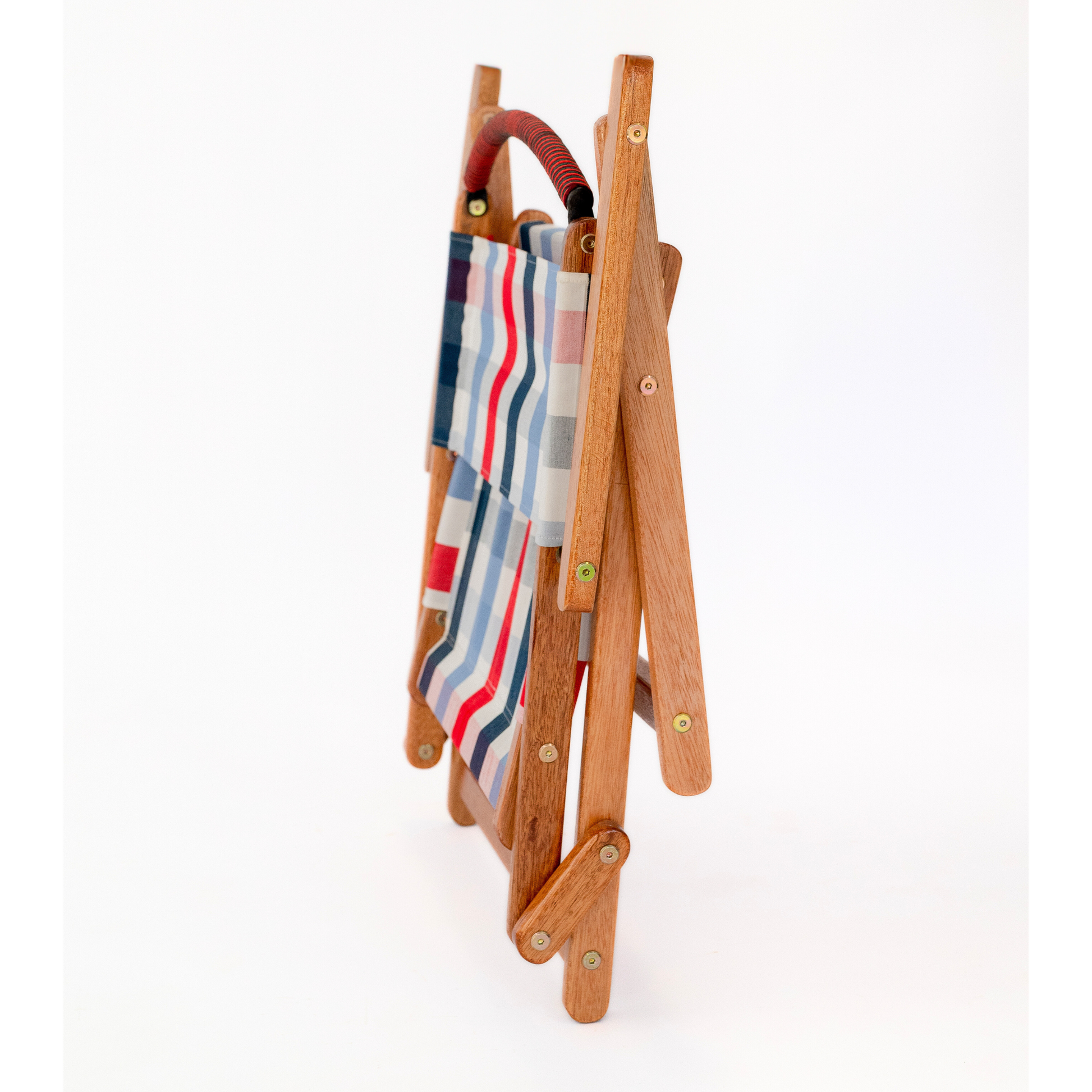 gingham picnic folding chair